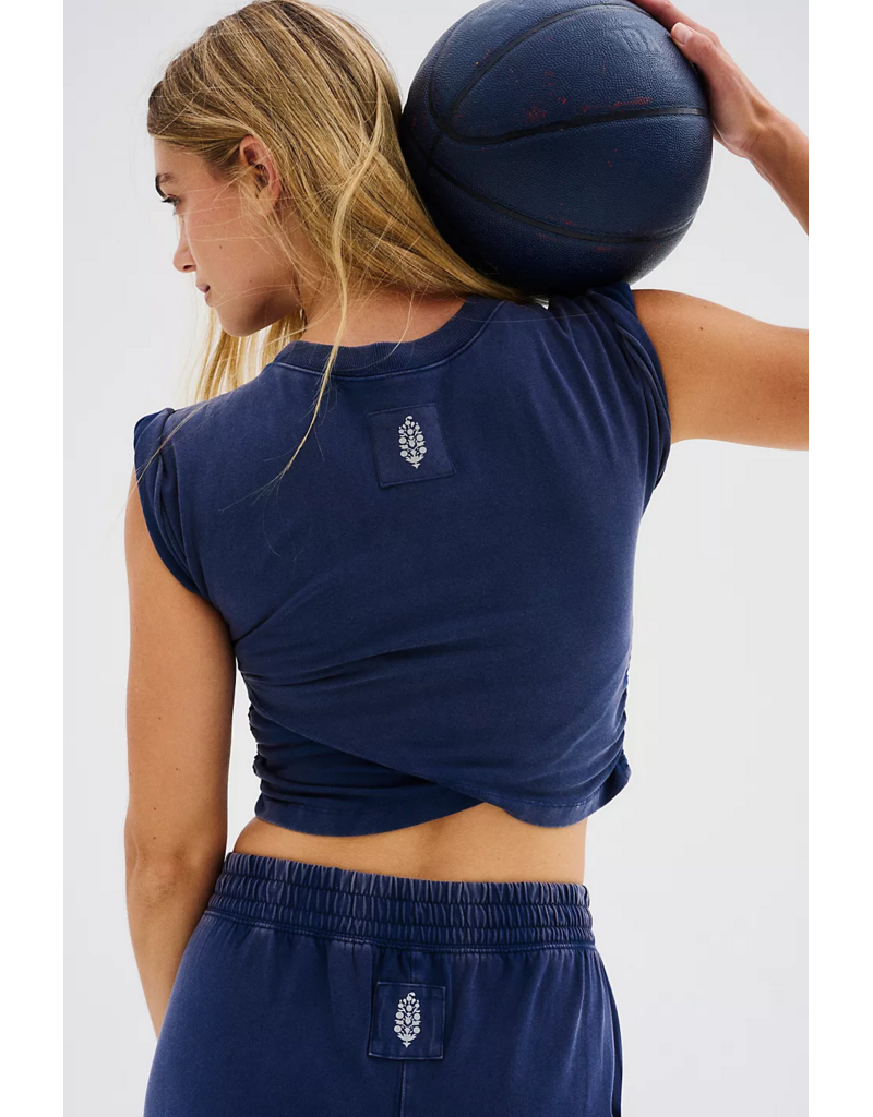 FREE PEOPLE MOVEMENT Hot Shot Crossover Set in Midnight Navy