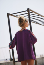 FREE PEOPLE MOVEMENT Birdie Pullover in Black Tea Combo