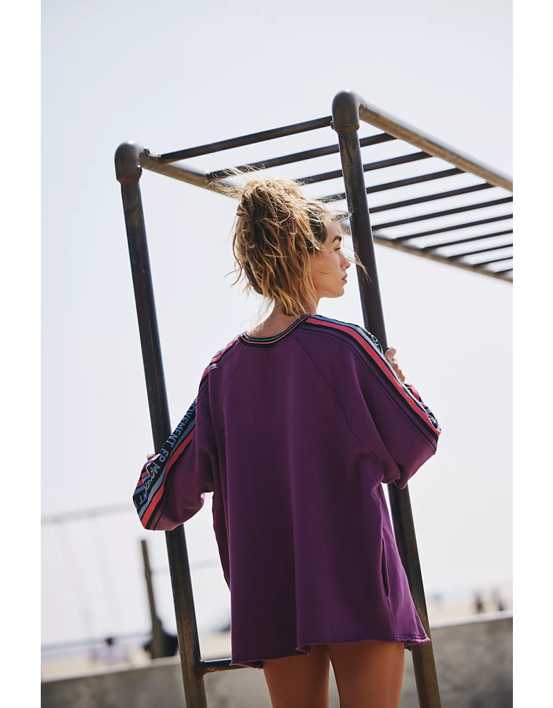 FREE PEOPLE MOVEMENT Birdie Pullover in Black Tea Combo