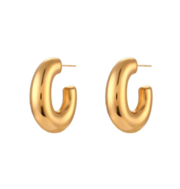 HJANE JEWELS Karlie Hoop Earrings in Gold