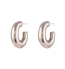 HJANE JEWELS Karlie Hoop Earrings in Silver