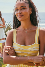 KENDRA SCOTT DESIGN Pickleball Gold Short Pendant Necklace in Ivory Mother-of-Pearl