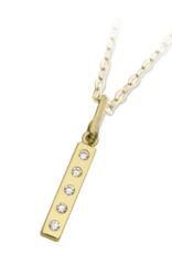 TJAZELLE Intentions Charm Necklace in Gold