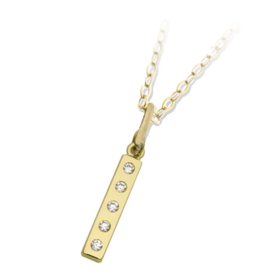 TJAZELLE Intentions Charm Necklace in Gold