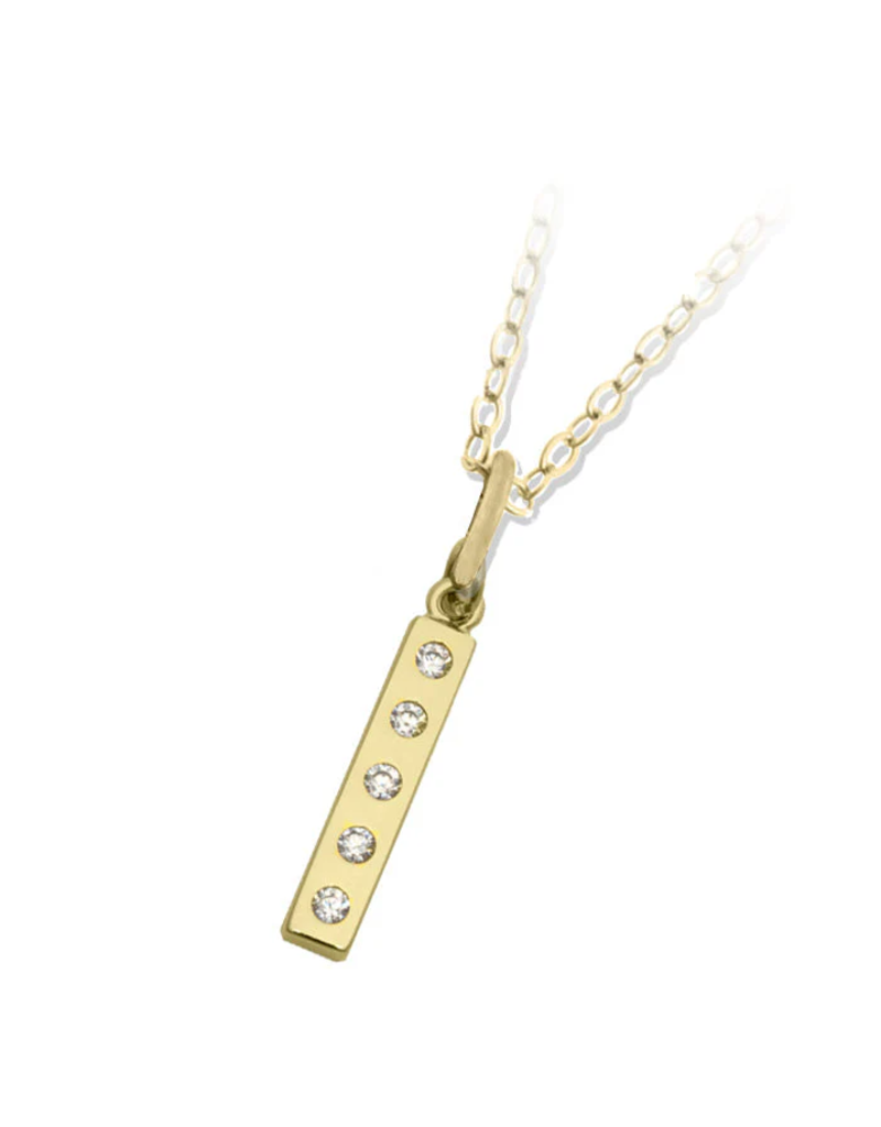 TJAZELLE Intentions Charm Necklace in Gold