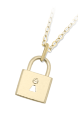 TJAZELLE Unbreakable Friendship Charm Necklace in Gold TJAZELLE Unbreakable Friendship Charm Necklace in Gold