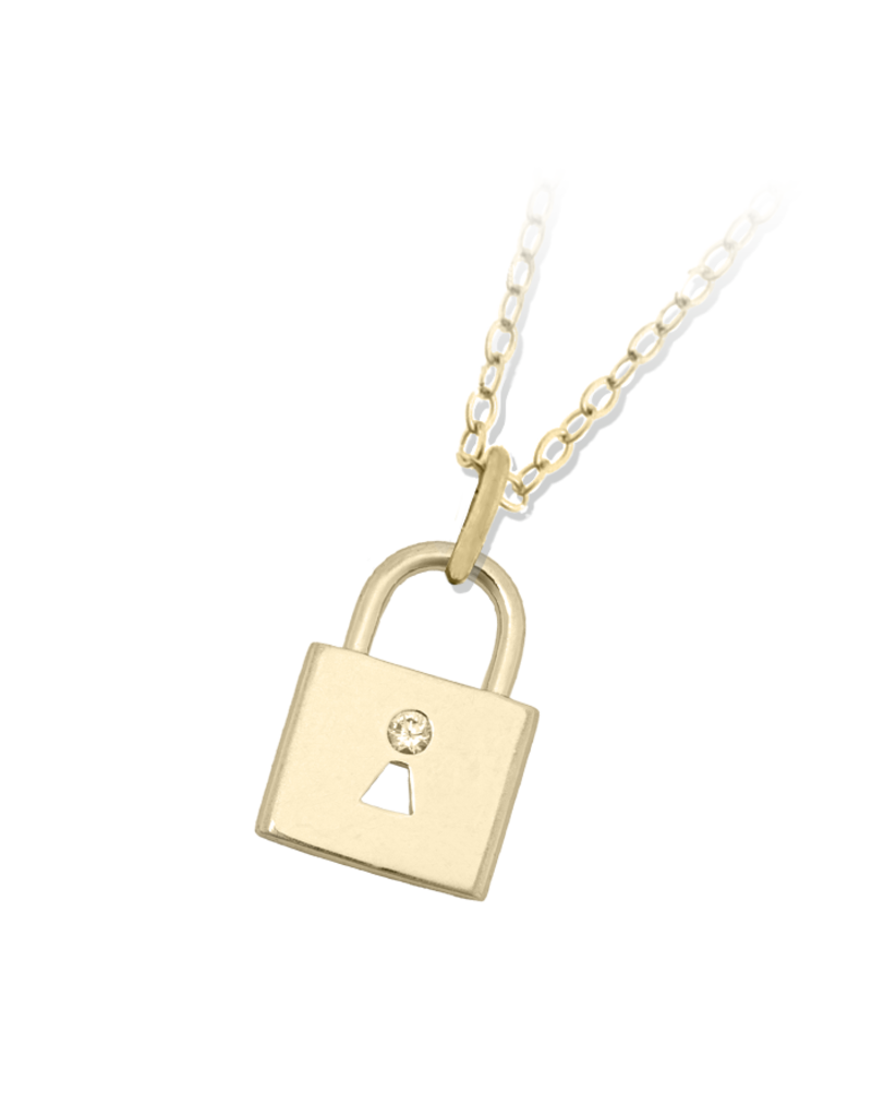 TJAZELLE Unbreakable Friendship Charm Necklace in Gold