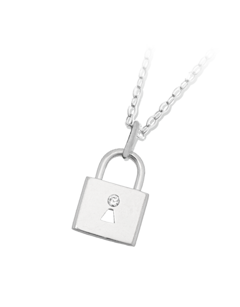 TJAZELLE Unbreakable Friendship Charm Necklace in Silver