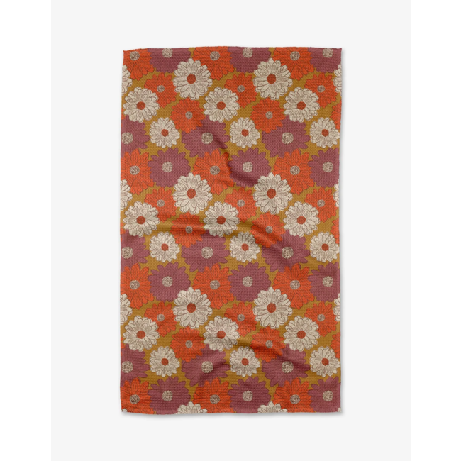 Zinnia Forever Tea Towel