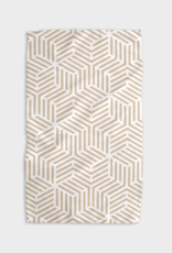 GEOMETRY Stacked Cubes Tea Towel