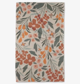 GEOMETRY Fallowers Tea Towel