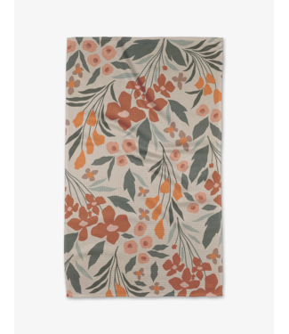 GEOMETRY Fallowers Tea Towel