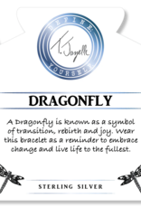 TJAZELLE Dragonfly Bracelet in Sky Blue Jade & Silver TJAZELLE Dragonfly Bracelet in Sky Blue Jade & Silver
