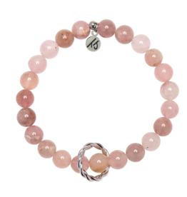 TJAZELLE Bonded Together Bracelet in Madagascar Quartz & Silver