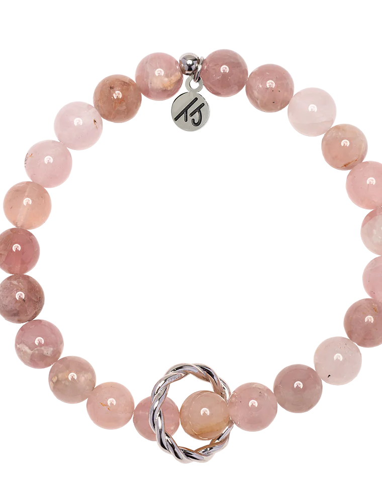 TJAZELLE Bonded Together Bracelet in Madagascar Quartz & Silver