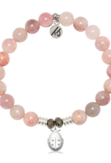 TJAZELLE Ladybug Bracelet in Madagascar & Silver