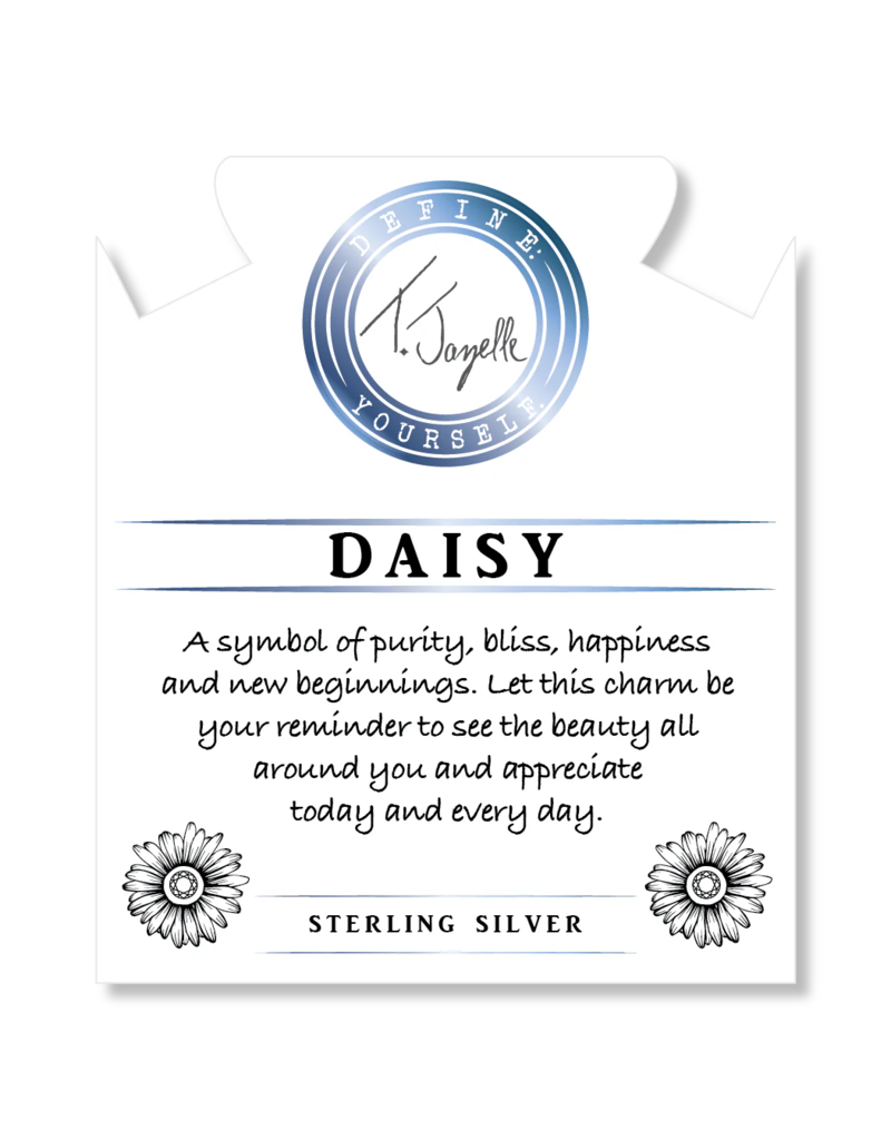 TJAZELLE Daisy Bracelet in Madagascar Quartz & Silver