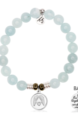 TJAZELLE Guardian Bracelet in Blue Aquamarine & Silver TJAZELLE Guardian Bracelet in Blue Aquamarine & Silver