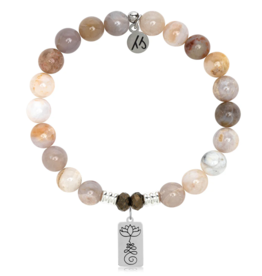 TJAZELLE New Beginnings Bracelet in Australian Agate & Silver