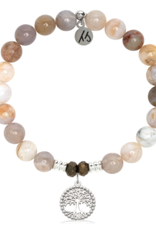TJAZELLE Family Tree Bracelet in Australian Agate & Silver TJAZELLE Family Tree Bracelet in Australian Agate & Silver
