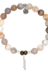 TJAZELLE Stand By Me Bracelet in Australian Agate & Silver TJAZELLE Stand By Me Bracelet in Australian Agate & Silver