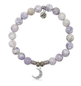 TJAZELLE Friendship Stars Bracelet in Purple Turquoise & Silver