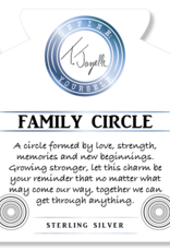 TJAZELLE Family Circle Bracelet in Purple Turquoise & Silver TJAZELLE Family Circle Bracelet in Purple Turquoise & Silver