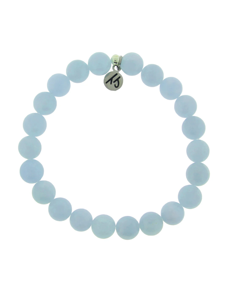 TJAZELLE Mystic Bracelet in Blue Aquamarine & Silver