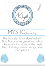 TJAZELLE Mystic Bracelet in Blue Aquamarine & Silver