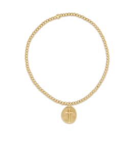 ENEWTON DESIGN Classic Gold 2mm Bead Bracelet - Gold Inspire Small Charm