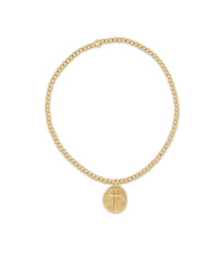 ENEWTON DESIGN Classic Gold 2mm Bead Bracelet - Gold Inspire Small Charm
