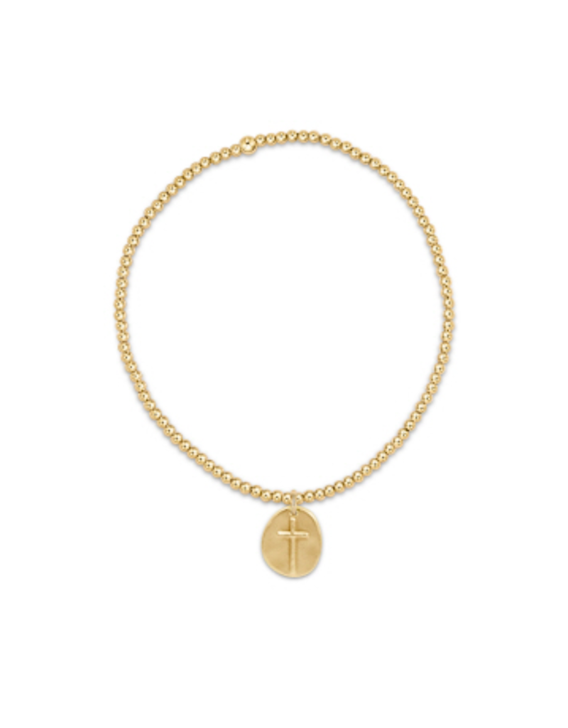ENEWTON DESIGN Classic Gold 2mm Bead Bracelet - Gold Inspire Small Charm