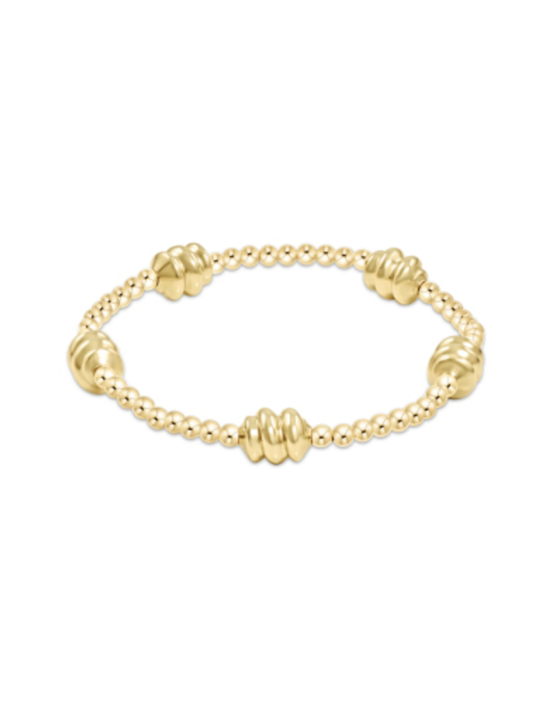 ENEWTON DESIGN Admire Pattern 3mm Bead Bracelet - Gold