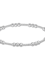 ENEWTON DESIGN Classic Joy Pattern 4mm Bead Bracelet - Silver