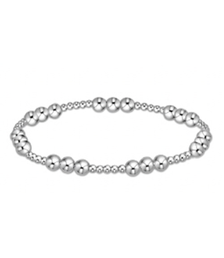 ENEWTON DESIGN Classic Joy Pattern 5mm Bead Bracelet - Silver