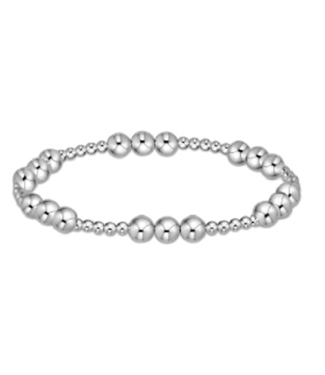 ENEWTON DESIGN eNewton Classic Joy Pattern 6mm Bead Bracelet - Silver