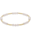 ENEWTON DESIGN Classic Joy Pattern 4mm Bead Bracelet - Pearl/Gold