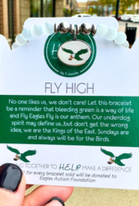 TJAZELLE Fly High Bracelet in White Cat's Eye & Silver TJAZELLE Fly High Bracelet in White Cat's Eye & Silver