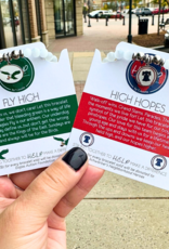 TJAZELLE Fly High Bracelet in White Cat's Eye & Silver TJAZELLE Fly High Bracelet in White Cat's Eye & Silver