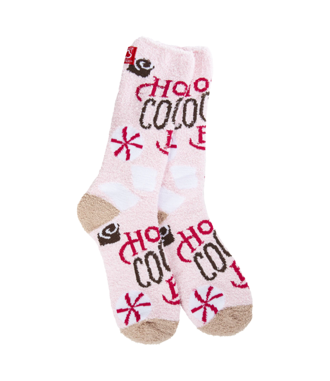 Cozy Crew Sock in Hot Cocoa Bar