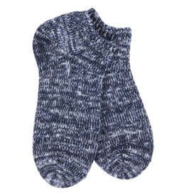 WORLD SOFTEST SOCKS Ragg Low Sock in Denim