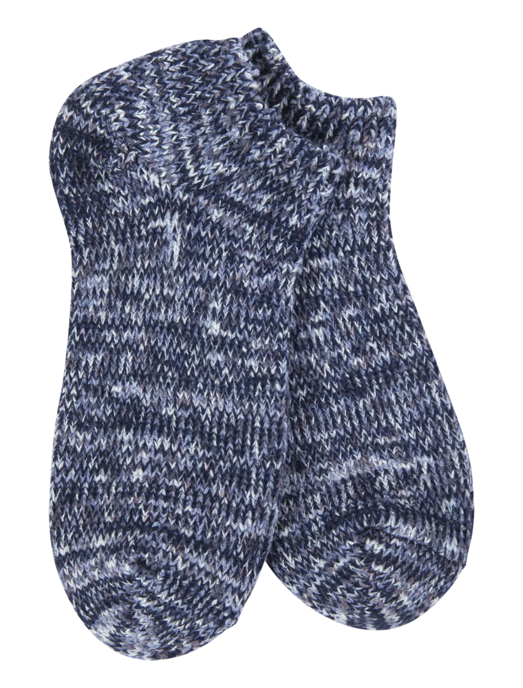 WORLD SOFTEST SOCKS Ragg Low Sock in Denim