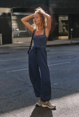 FREE PEOPLE MOVEMENT Inbound Onesie in Midnight Navy