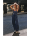 FREE PEOPLE MOVEMENT Inbound Onesie in Midnight Navy
