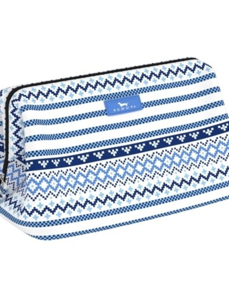 SCOUT Big Mouth Makeup Bag in Knit Happens