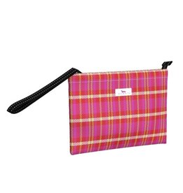 SCOUT Cabana Clutch Wristlet in Sweet Tartan