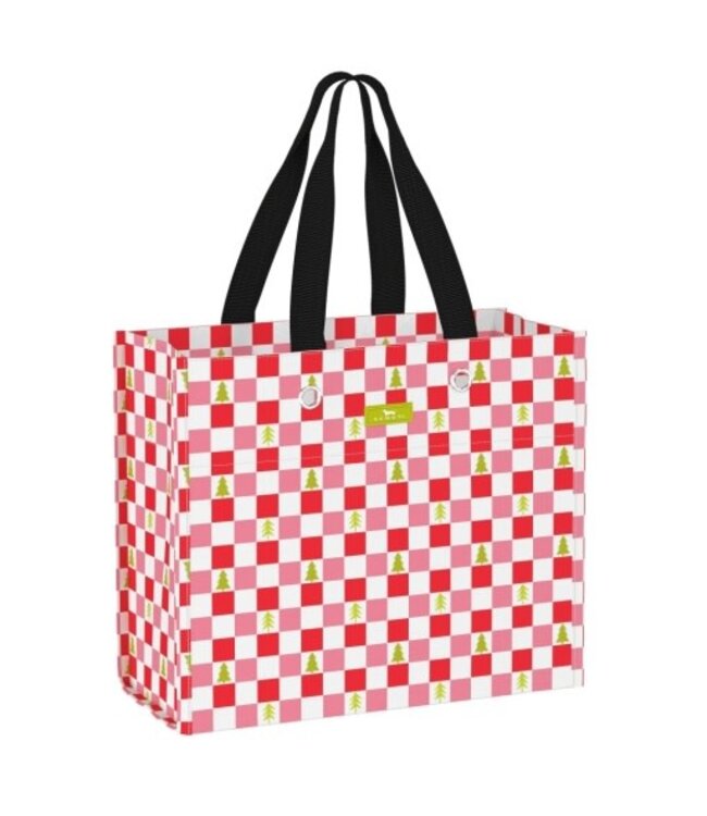 Large Package Gift Bag in Check The Halls