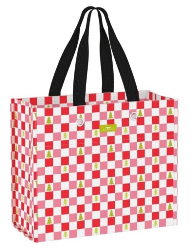 SCOUT Large Package Gift Bag in Check The Halls