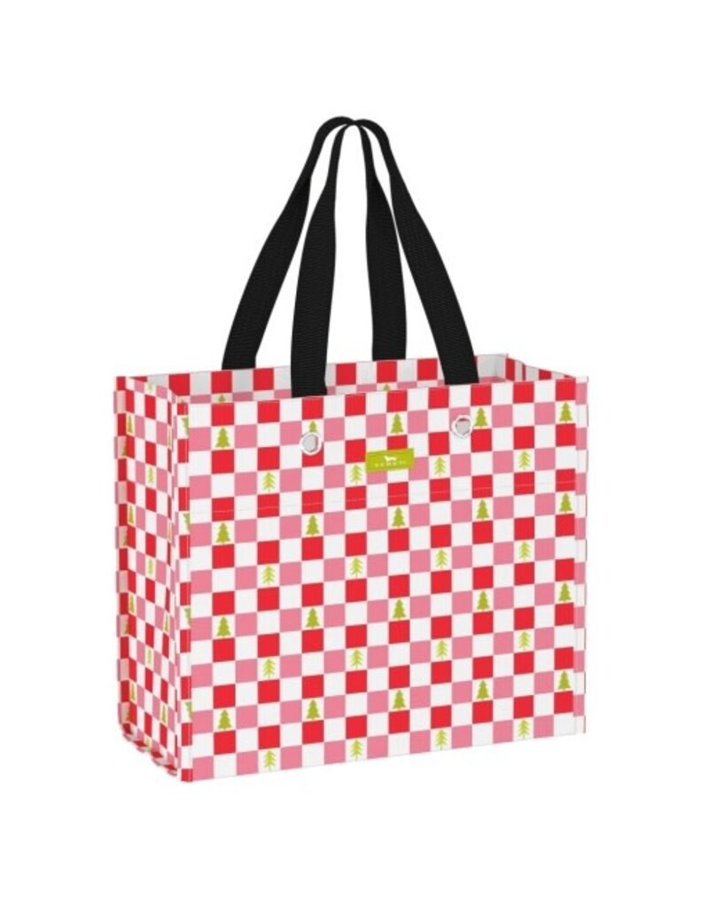 SCOUT Large Package Gift Bag in Check The Halls