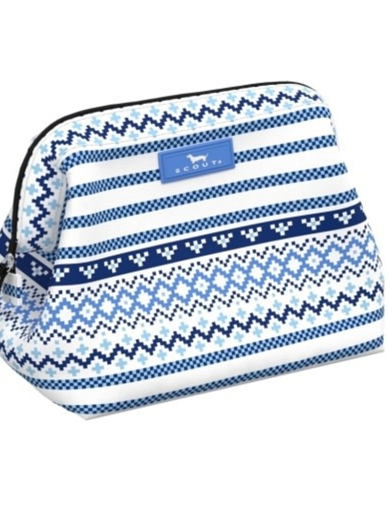 SCOUT Little Big Mouth Makeup Bag in Knit Happens